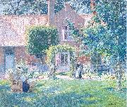 Melchers, Gari Julius The Unpretentious Garden china oil painting reproduction